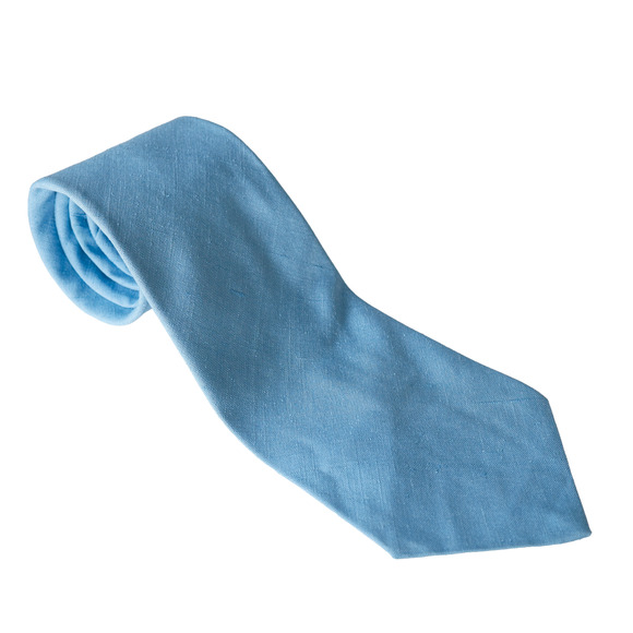 Vtg Dunhill Italy Silk Blue Necktie Old Money Wedding Preppy Business Corporate - Picture 1 of 15